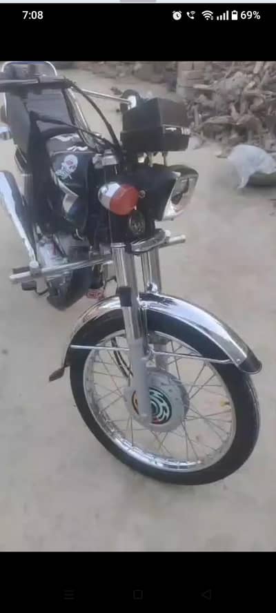Honda cg 125 2025 modal modified 8458km Lahore