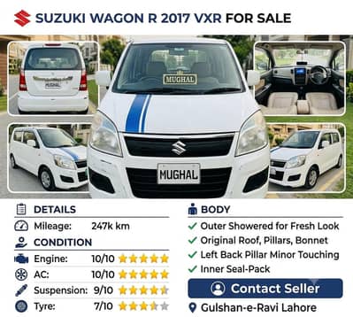 Suzuki Wagon R VXR 2017 – For Sale