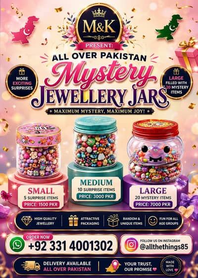 jewellery jarr |  Unbox the Magic: M&K Mystery Jewellery Jars! 