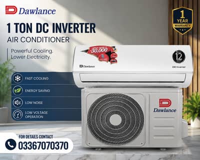 Dawlance 1 Ton DC Inverter AC (0336/7070/370) GEnuine Year warranty