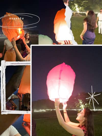 Sky Lanterns are available for events and celebrations
