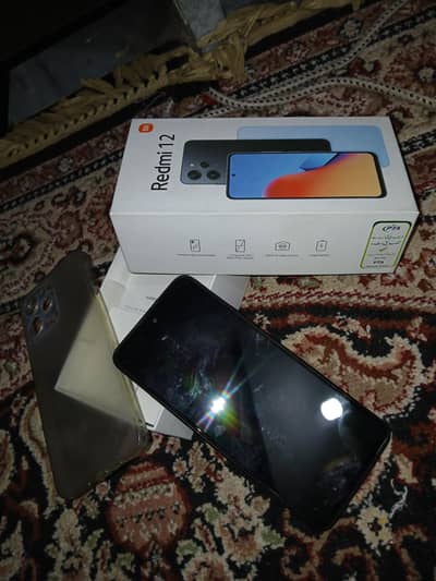 Redmi 12 complete box 8 128