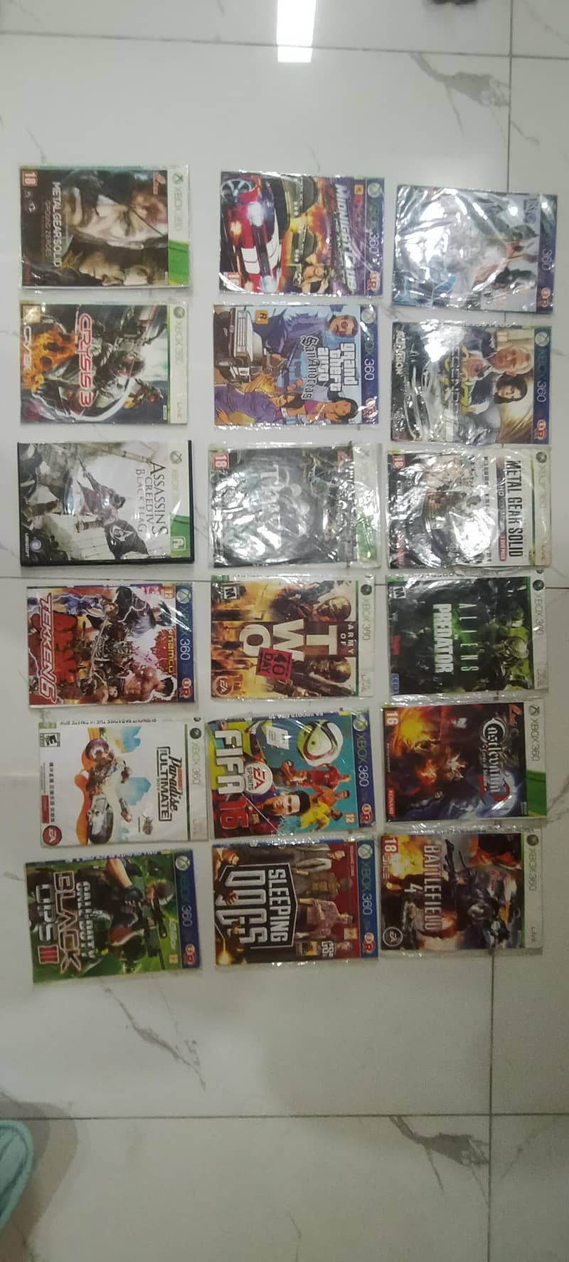 Xbox 360 18 game bundle 0