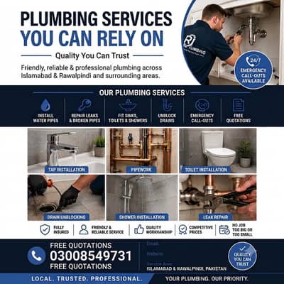 Motor Repair / Leakage Solutions / Plumber Services / Plumbing