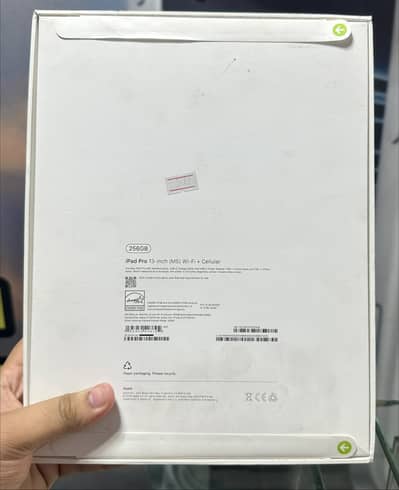 Ipad pro m5 256gb 13 inch wifi +cellular box pack