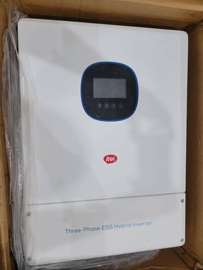Itel 8kW- Three phase Hybrid inverter (IHY-8KL3) Box open, no install
