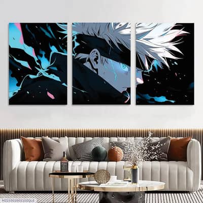 Avengers Wall Art Set 3 Pcs Multicolor 8x11 MDF