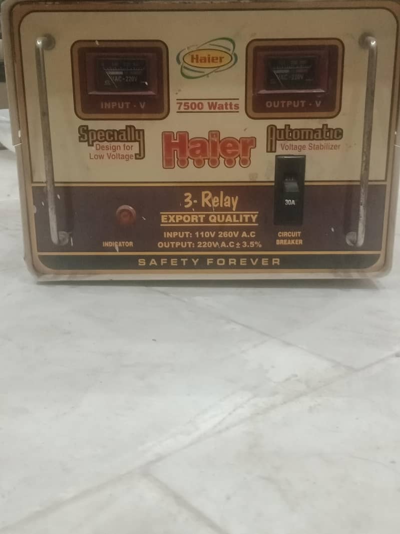 Haier staplizer 0