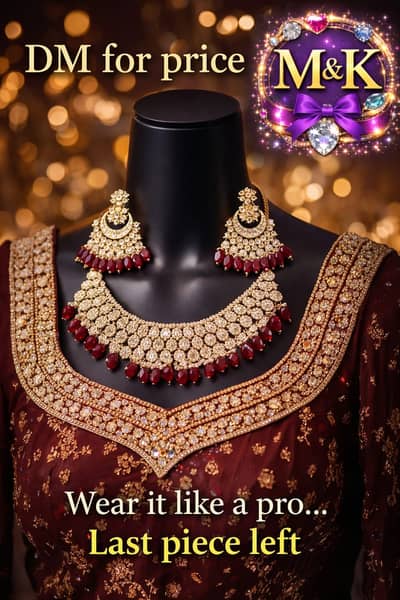 BRIDAL JEWELLERY SET | NECKLACES SET WITH JHOOMRA | EARNING