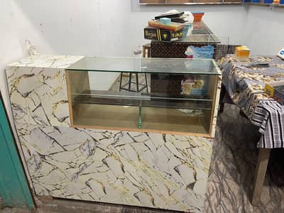 cabnets racks and counter