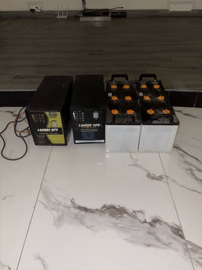 Two AGS 180 SP Battery and 2 Lahore UPS