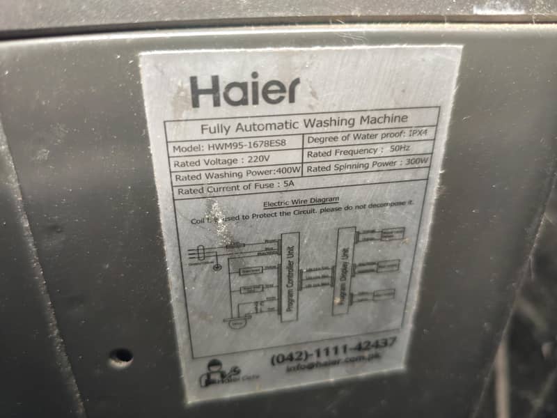 Higher washing machine fully automatic 4