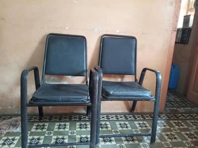 iron chair 2 chair set