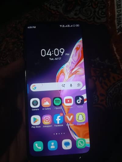 Infinix hot 10s 6 128gb working all ok exchange possible
