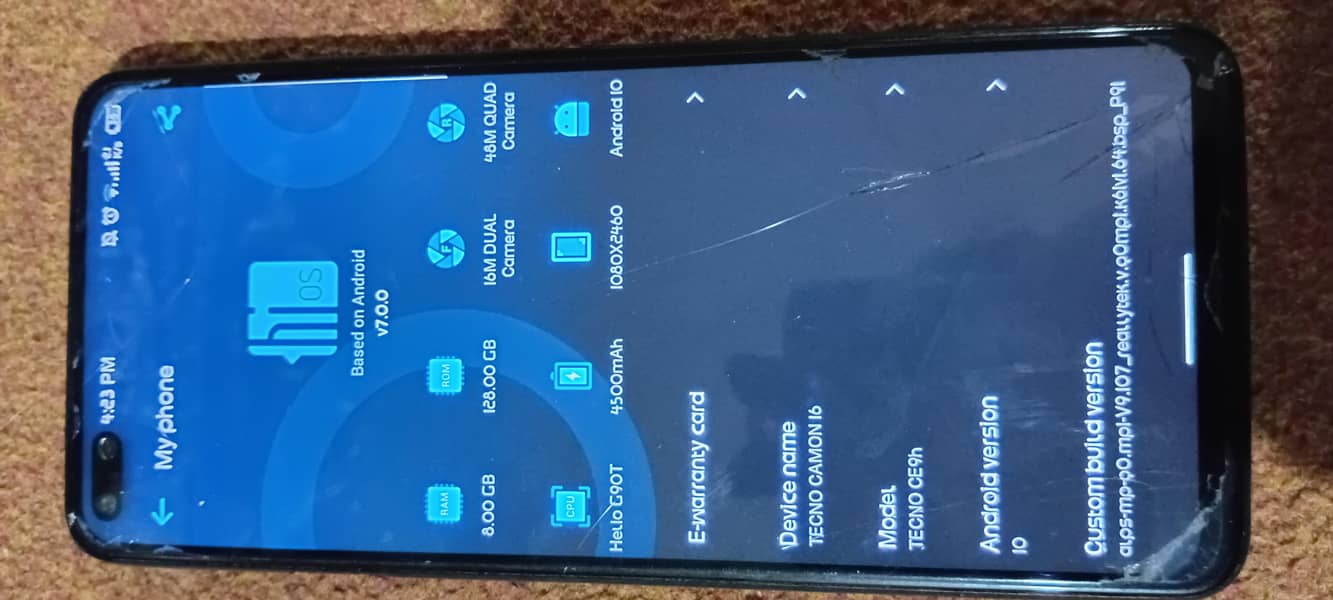 Tecno Camon 16 With Box 2