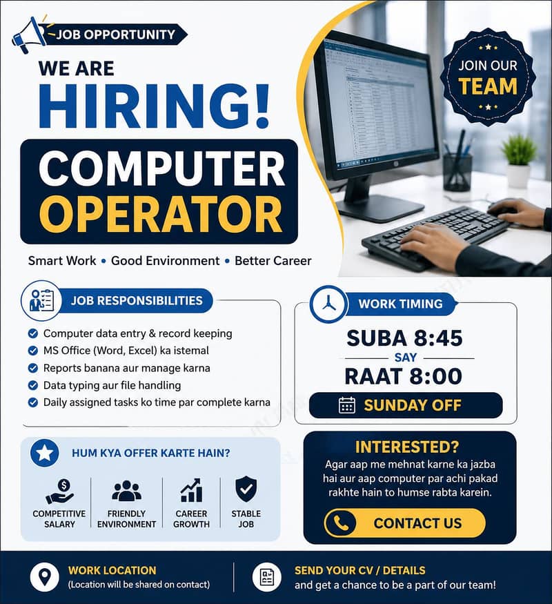 Data Entry Operater 0