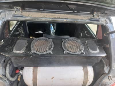 2 woofer 8"  2 speaker with vvip  box made in japan
