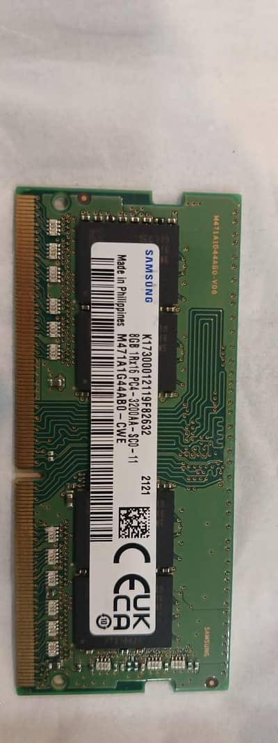 Laptop Ram DDR4 8Gb 3200AA samsung brand Urgent Sale