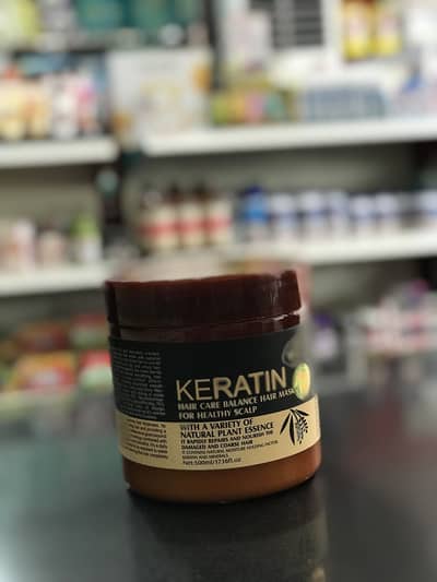 Keratin hair beauty cream