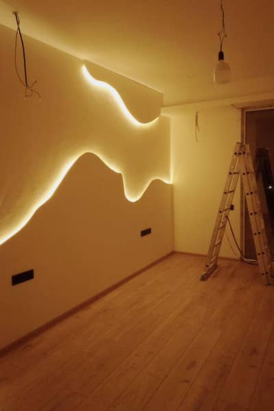 Interior Design/ Mirror wall/ Bedroom wall/Molding wall/Media wall