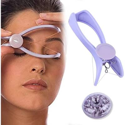 Women Hair Removal Epilator Mini Facial Hair Remover Spring Threading