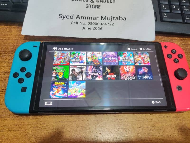 Nintendo Switch OLED - Jailbroken - 128GB - Full Box - COD 11