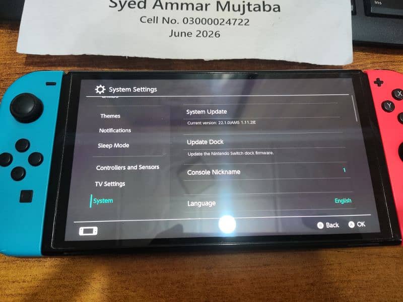 Nintendo Switch OLED - Jailbroken - 128GB - Full Box - COD 14