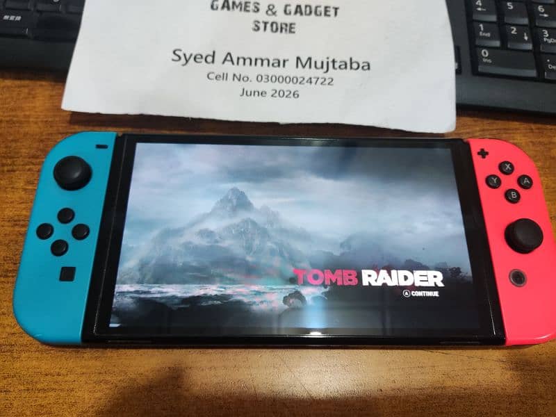 Nintendo Switch OLED - Jailbroken - 128GB - Full Box - COD 15
