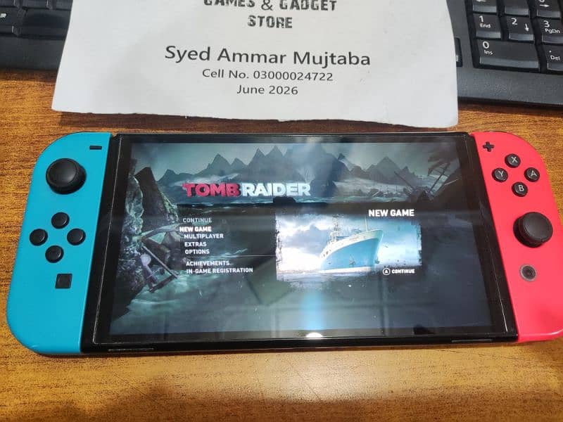 Nintendo Switch OLED - Jailbroken - 128GB - Full Box - COD 16