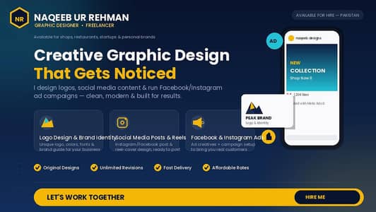 Professional Graphic Designer | Logo Design | Social Media Posts