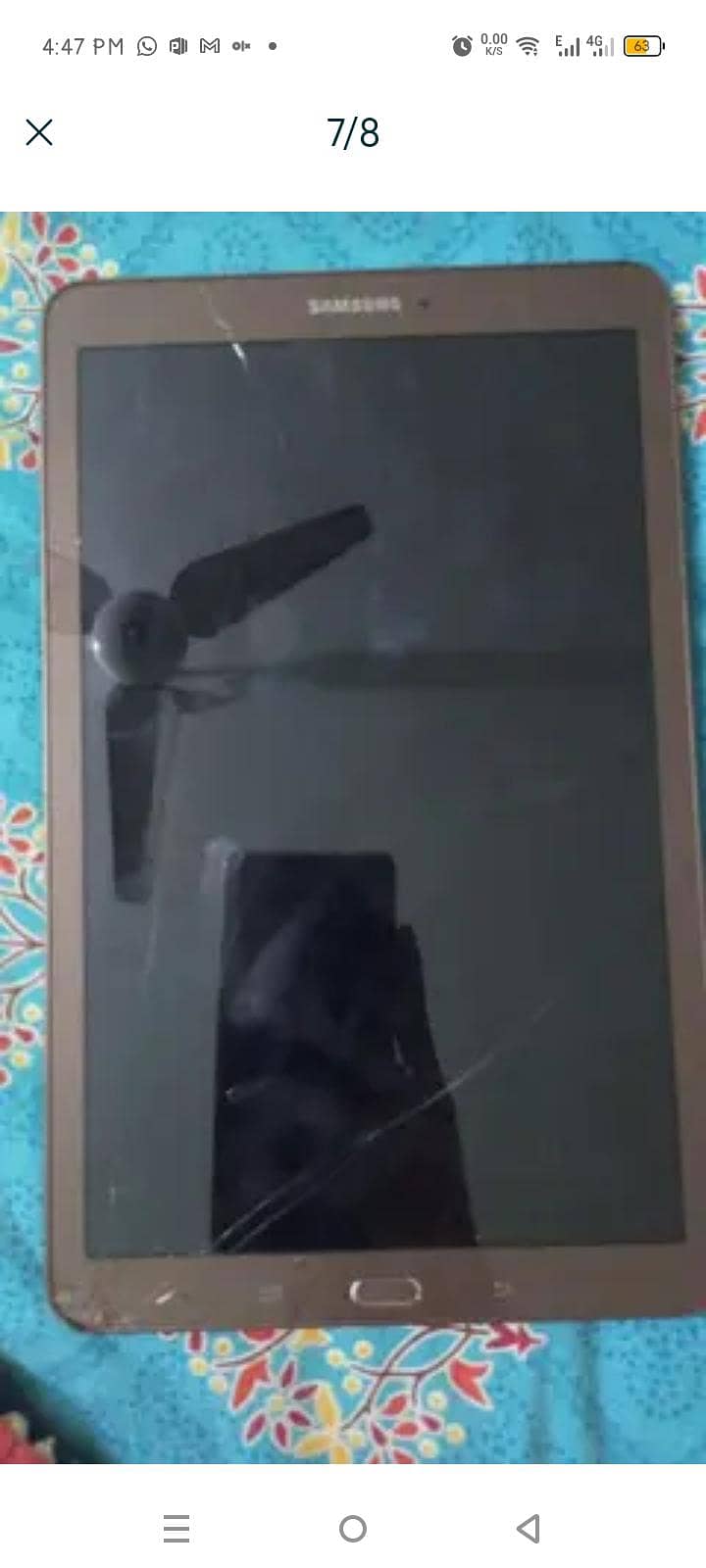 Samsung Galaxy tab E 1