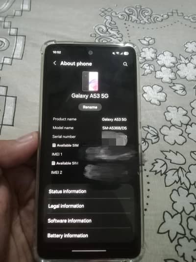 Samsung Mobile A53 5G Uk import Full sim time