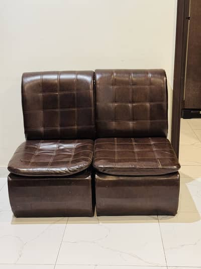 Office Two Sofa Leather