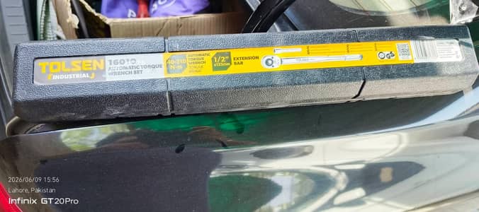 Tolsen 1/2’’ Automatic Torque Wrench Set (40-210Nm) + Extension Bar