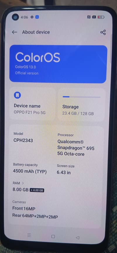 OPPO F21 Pro