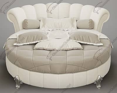 Round shape bed