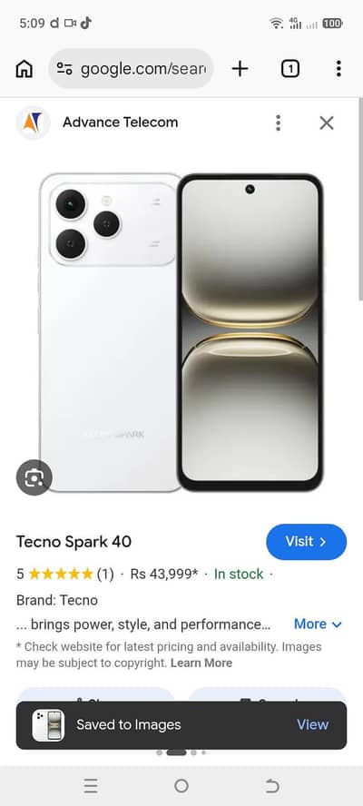 Tecno Other Model spark 40 6 128