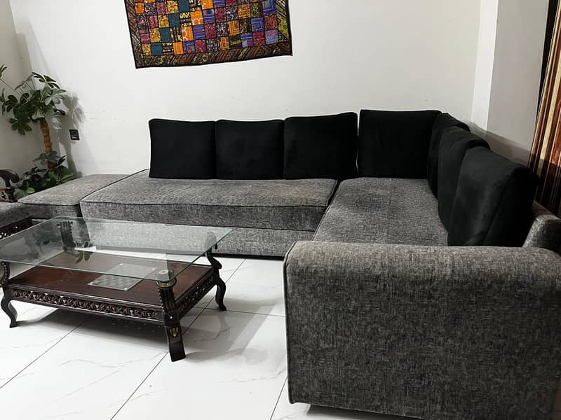 L shape sofa 1