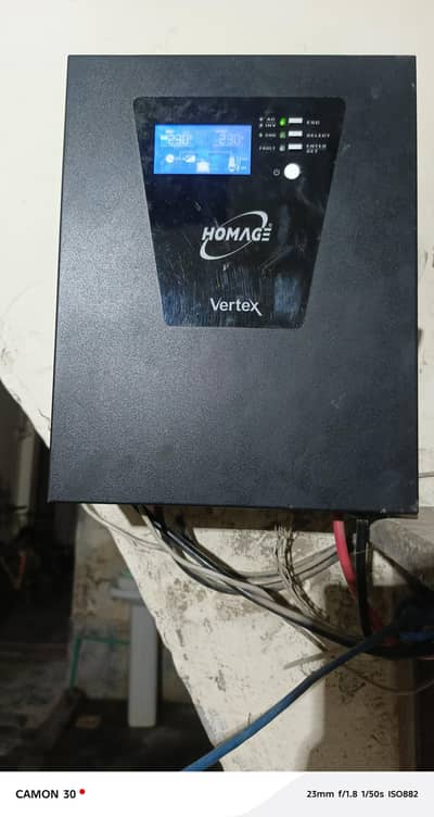 outstanding performance used running 1 kW Soler + wapda