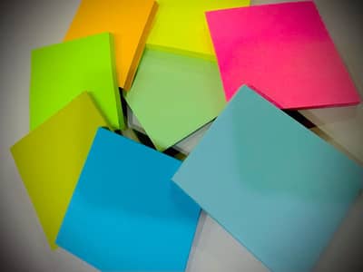 Sticky Notes Colorful 3x3