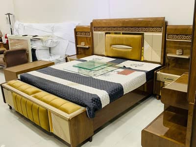 Turkish new desing bed hai glass color