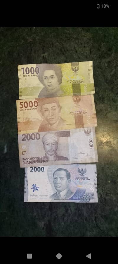 Indonesia set+1 banknote free