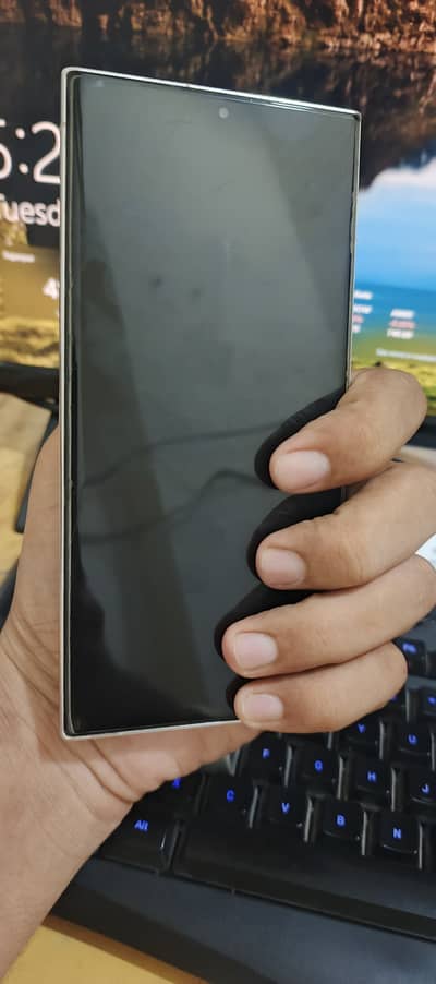 Samsung Galaxy S23 ultra. . . . 9/10. . . . 100 health. . . . 512 memory