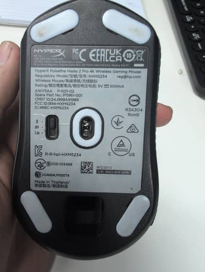 hyperx pulsefire haste 2 pro 4k wireless gaming mouse