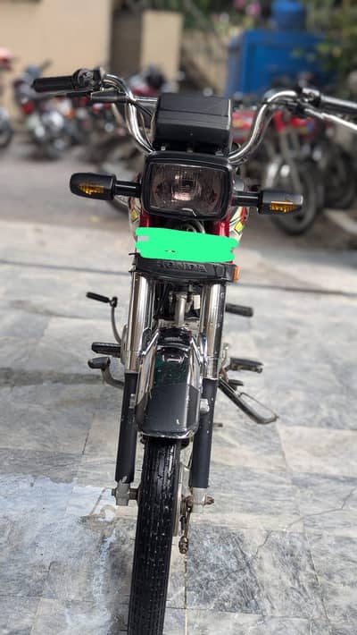 Honda CD 70  Bike model 2023 Red color