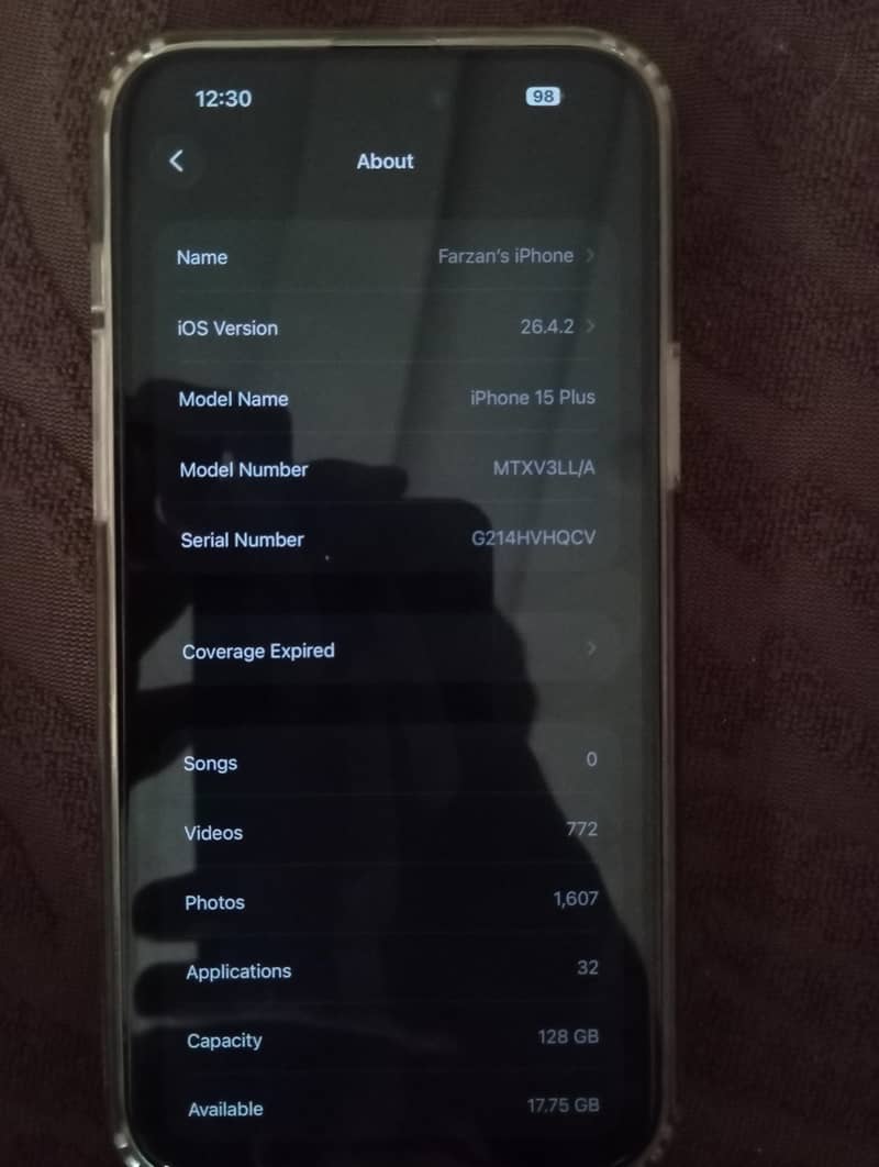 Apple iPhone 15 plus 9