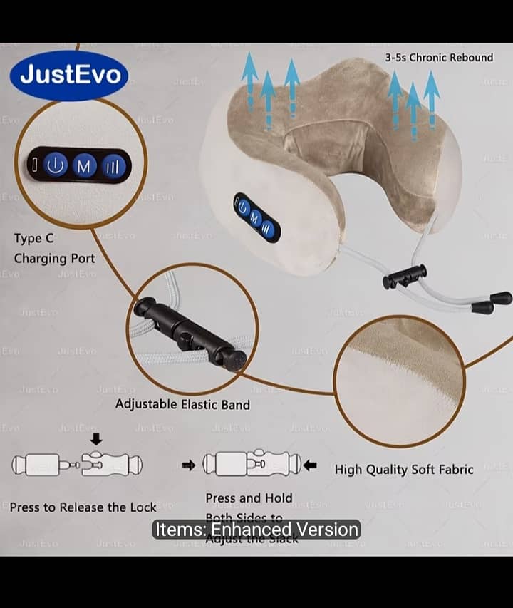 Multifunctional neck massager 4
