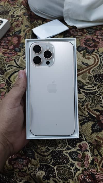 iPhone 16 Pro Max 256GB Desert Titanium LL/A JV | 100% Battery |
