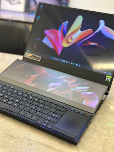ASUS ROG Zephyrus Duo SE 15 Gaming Laptop,AMD Ryzen 7 5800H,RGB Keybrd