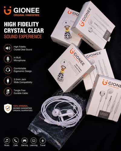 Gionee Original Handfree | Box pack Gionee Handfree